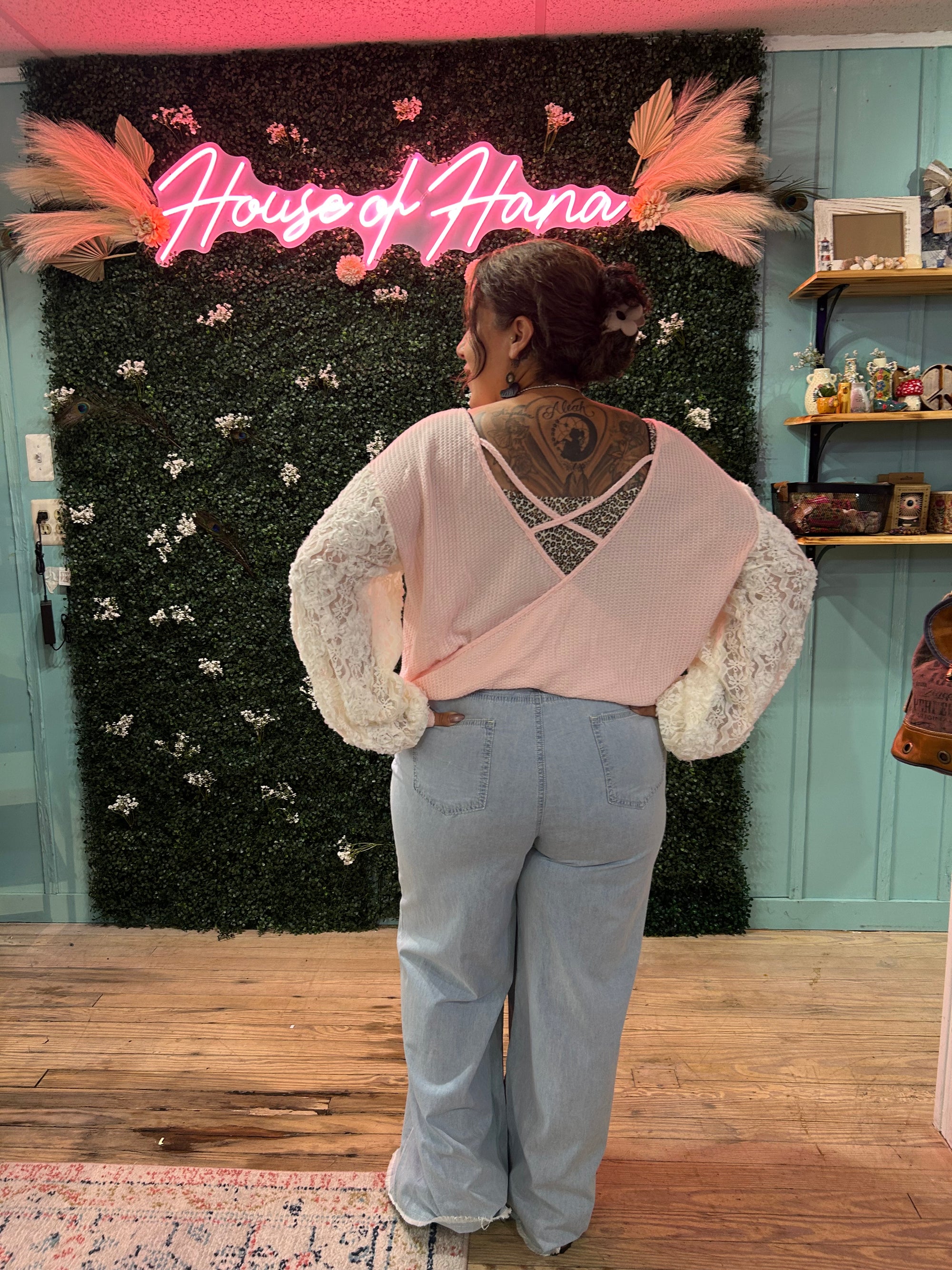 Denim Patch Work Jeans