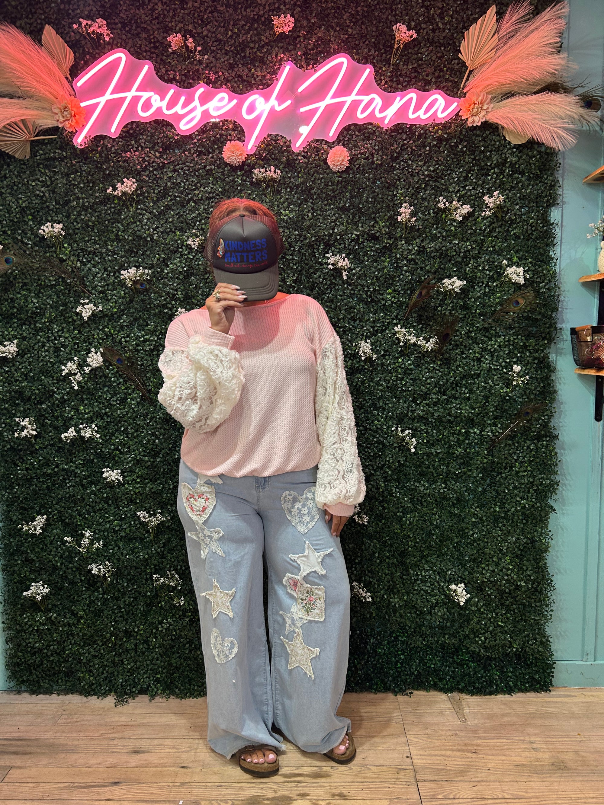 Denim Patch Work Jeans
