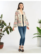 Recycled Sack Cardigan Chicken