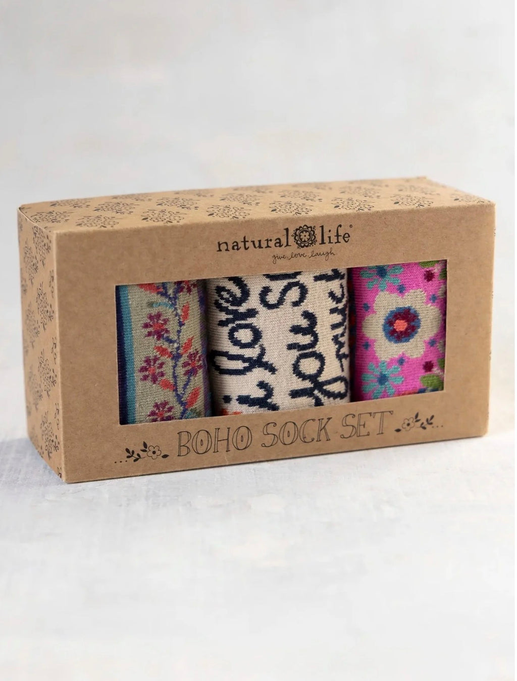 Natural life boho sock set