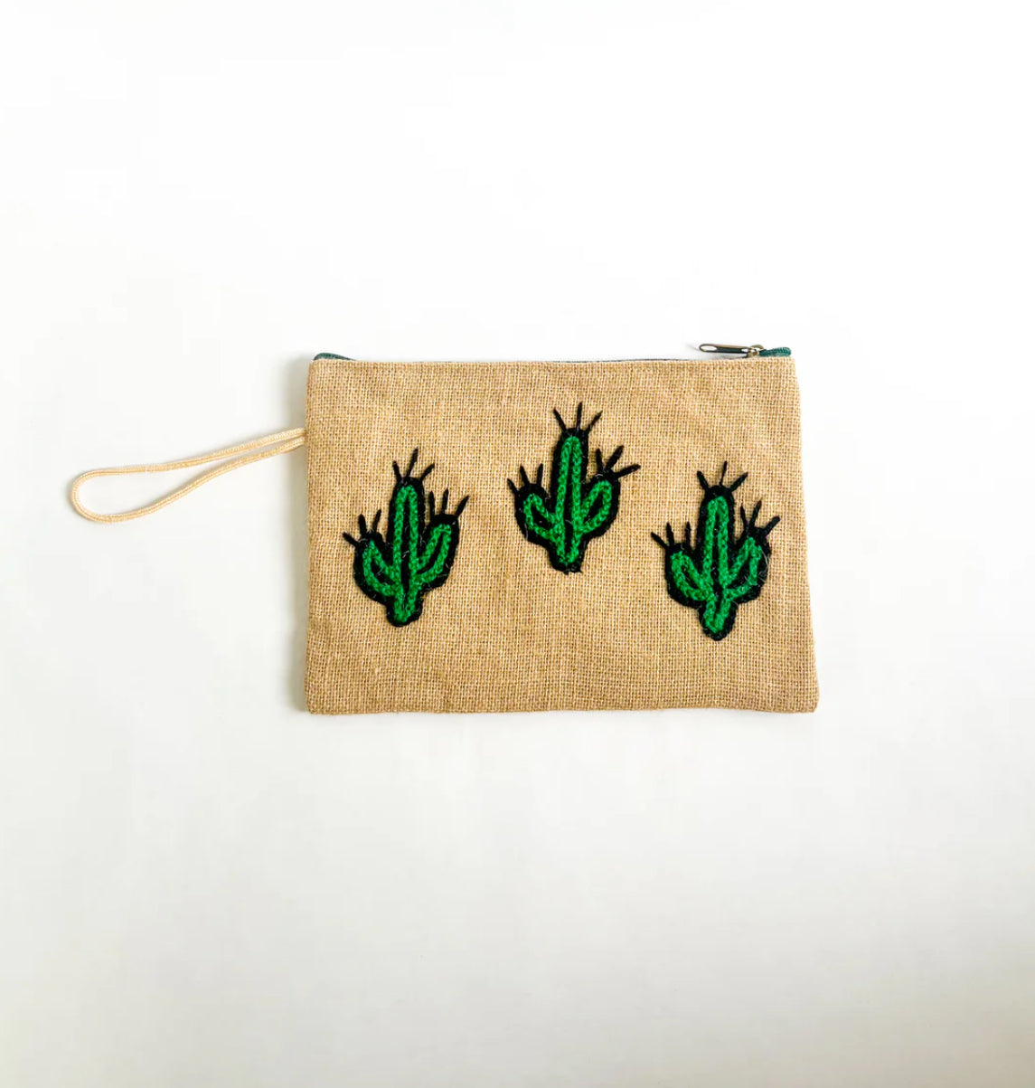 Burlap wrist bags