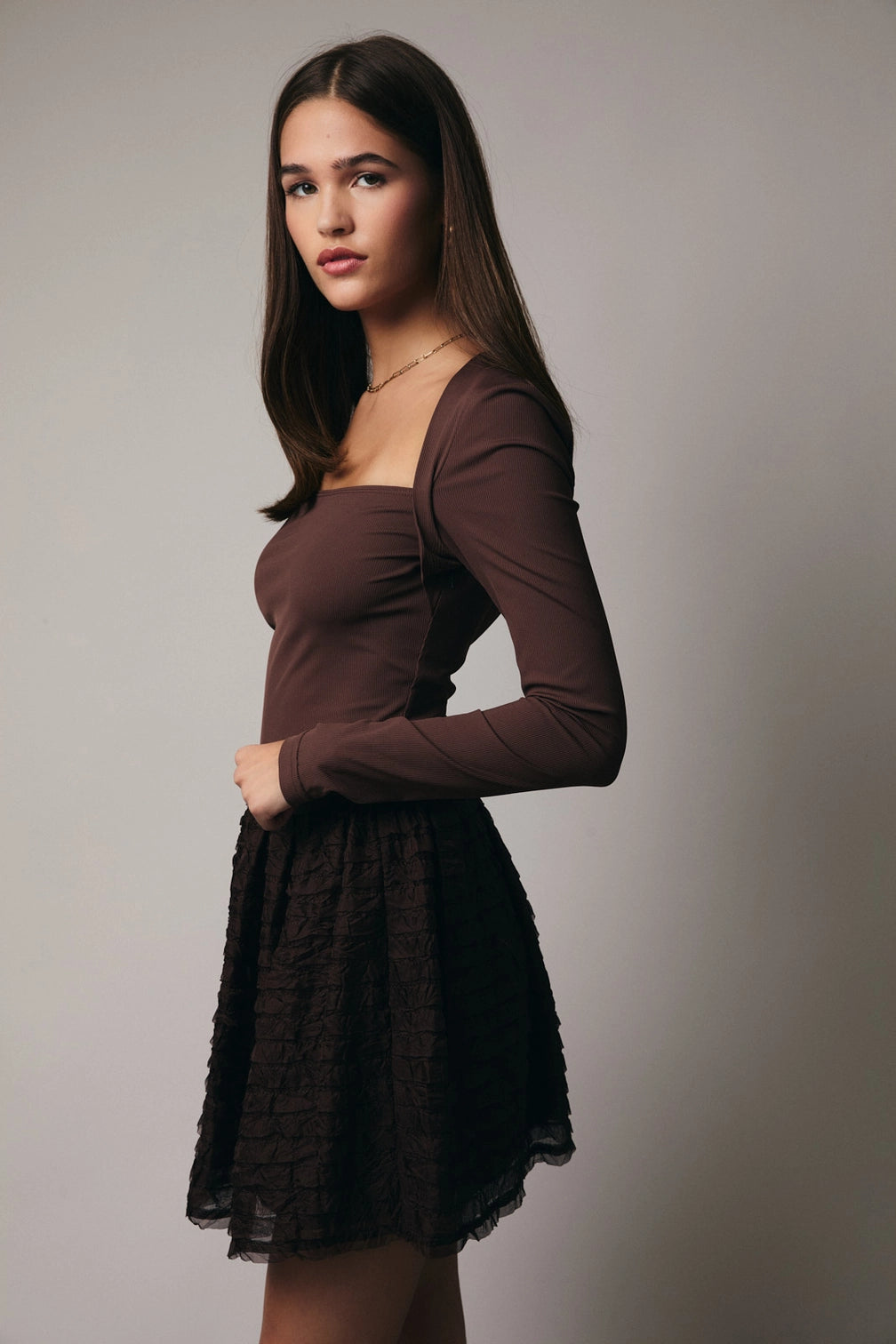 Long Sleeve Shrug Top