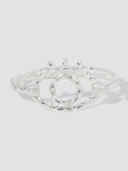 Hammered Metal Evil Eye Bracelet