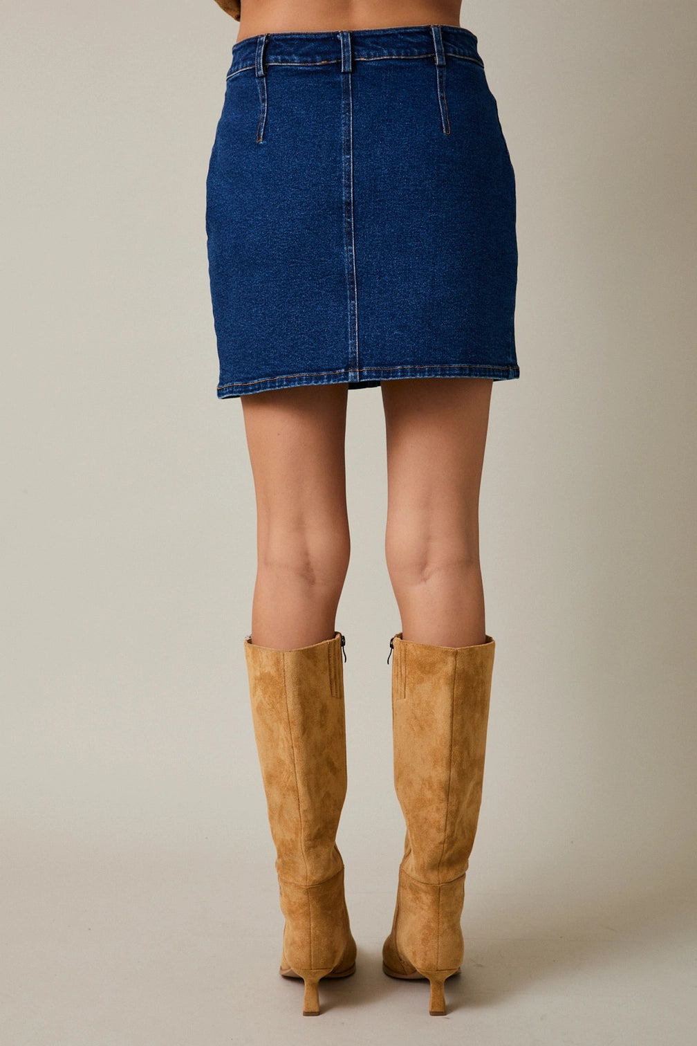 Denim Pocket Skirt