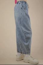 Denim Barrel Jeans