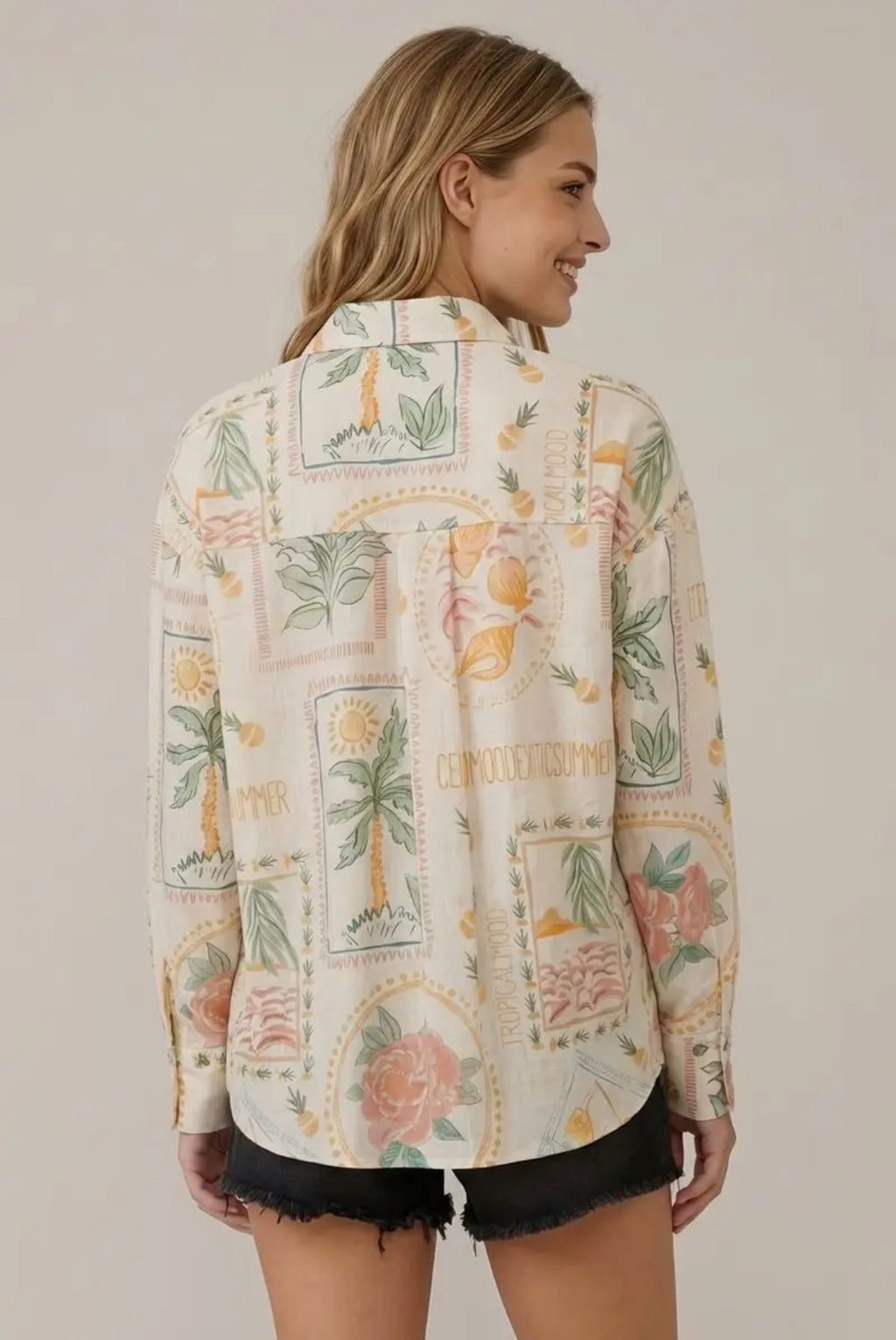 Paradise Button Down