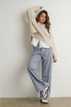 Tie-Back Sweater