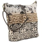 Crossbody with Pattern Rug and Fur