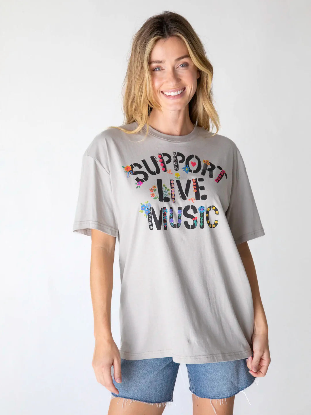 Support Live Music Boyfriend Tee
