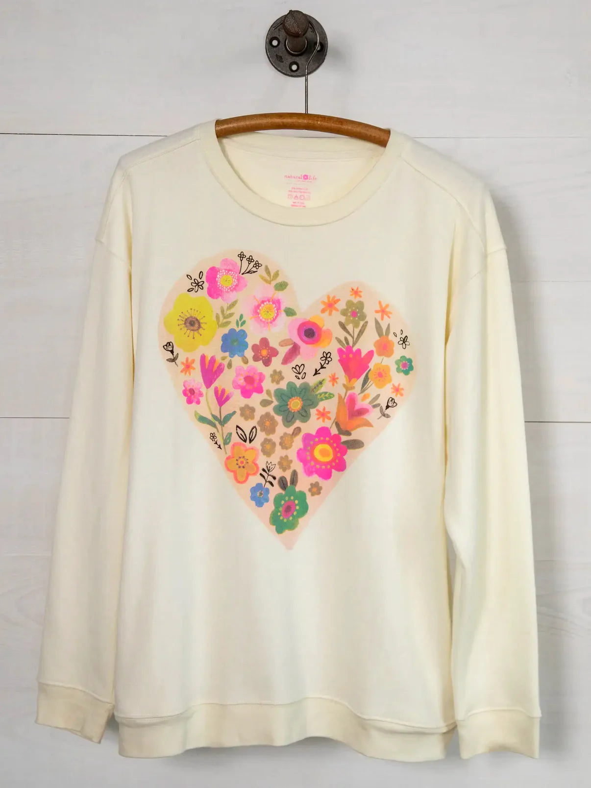 Floral Heart Crewneck