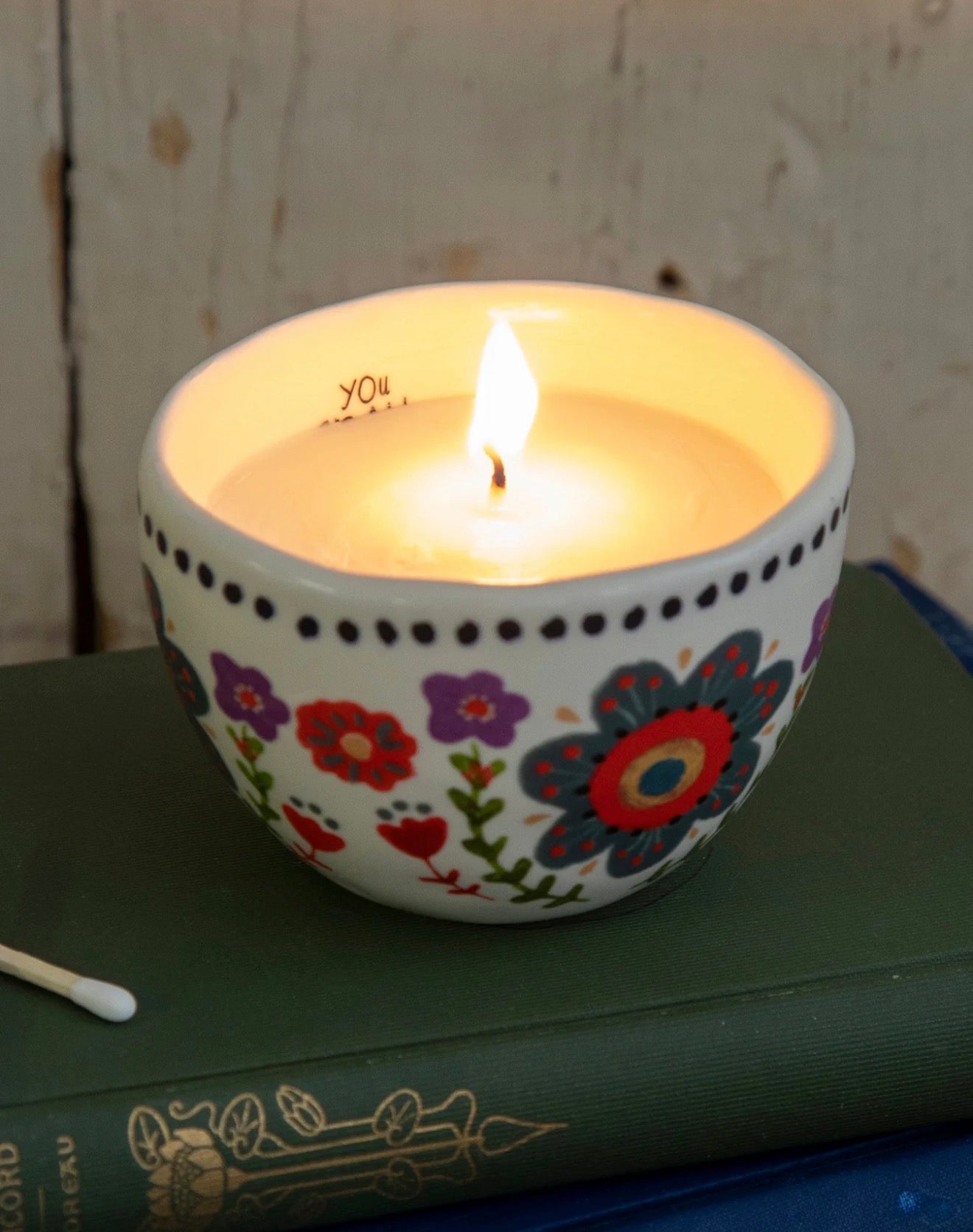 Secret message candle