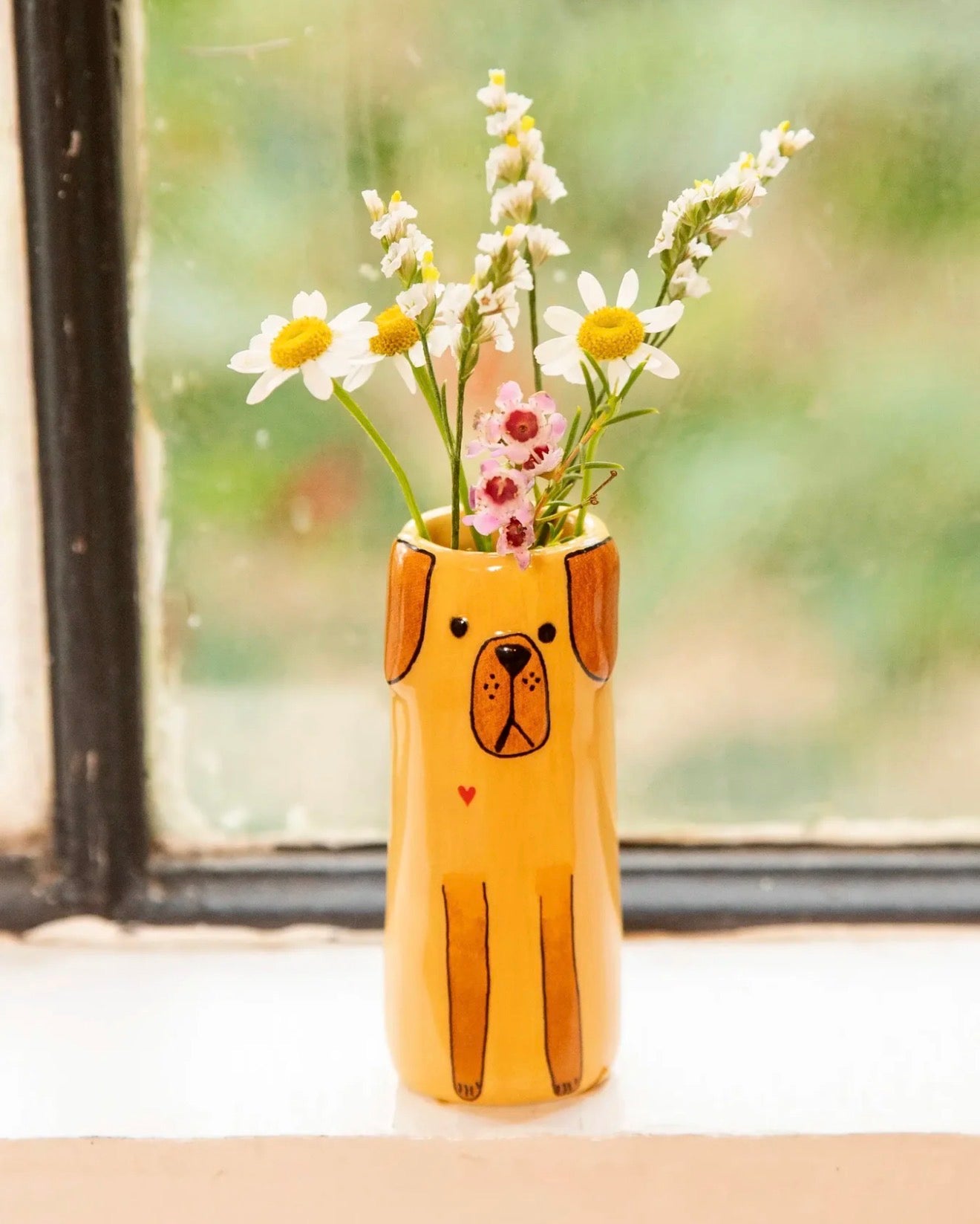 Dog vase