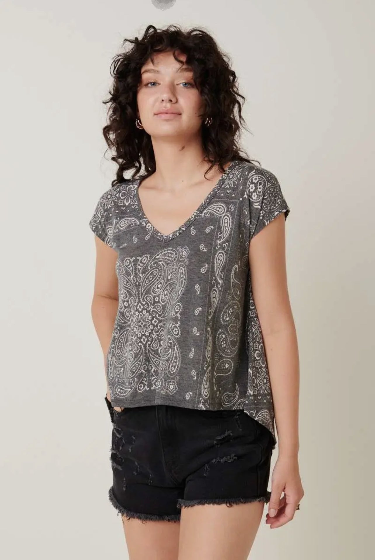 Bandana Print Tee