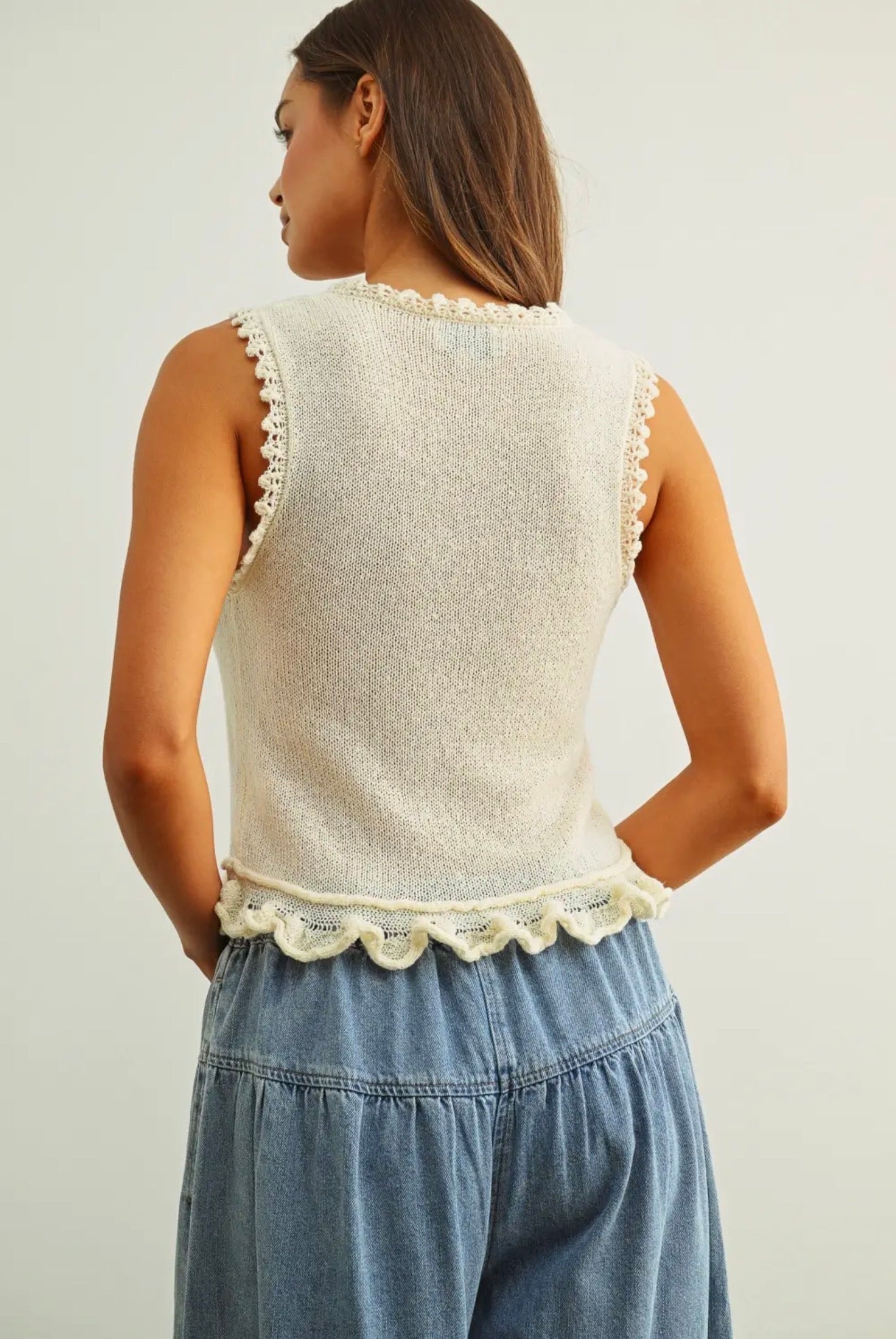Knit Tie Top