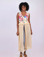 Spring Meadow Tassel vest