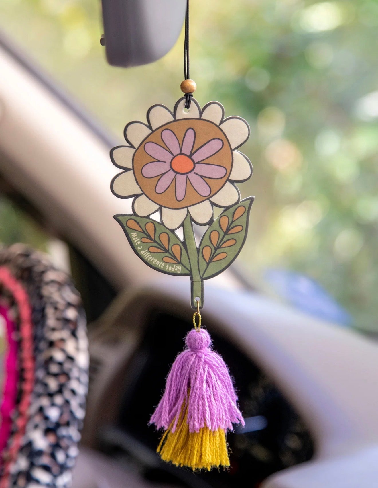 Flower car freshener