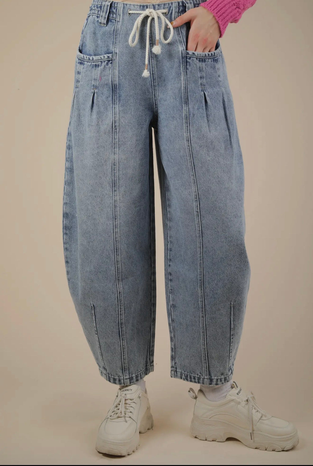 Denim Barrel Jeans