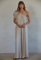 One shoulder romper