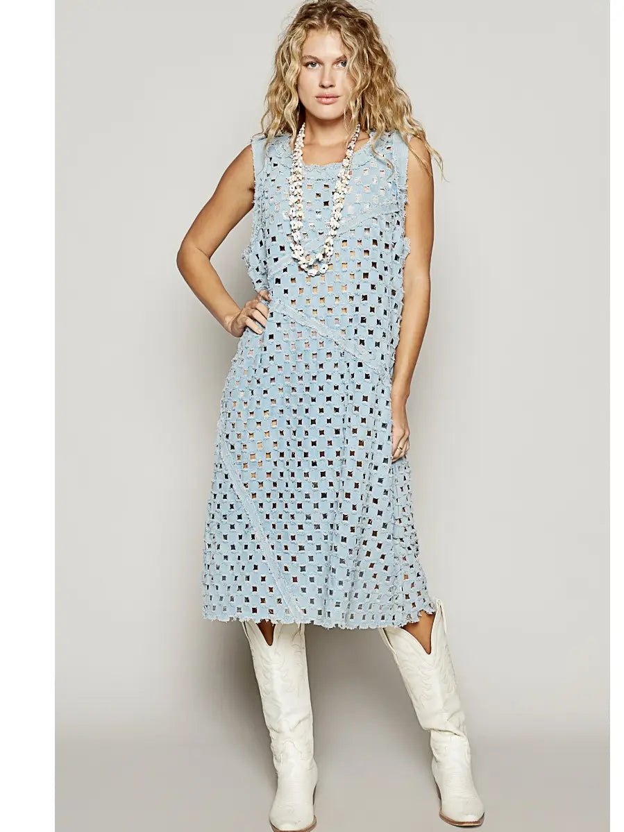 Twill Denim Dress