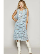 Twill Denim Dress