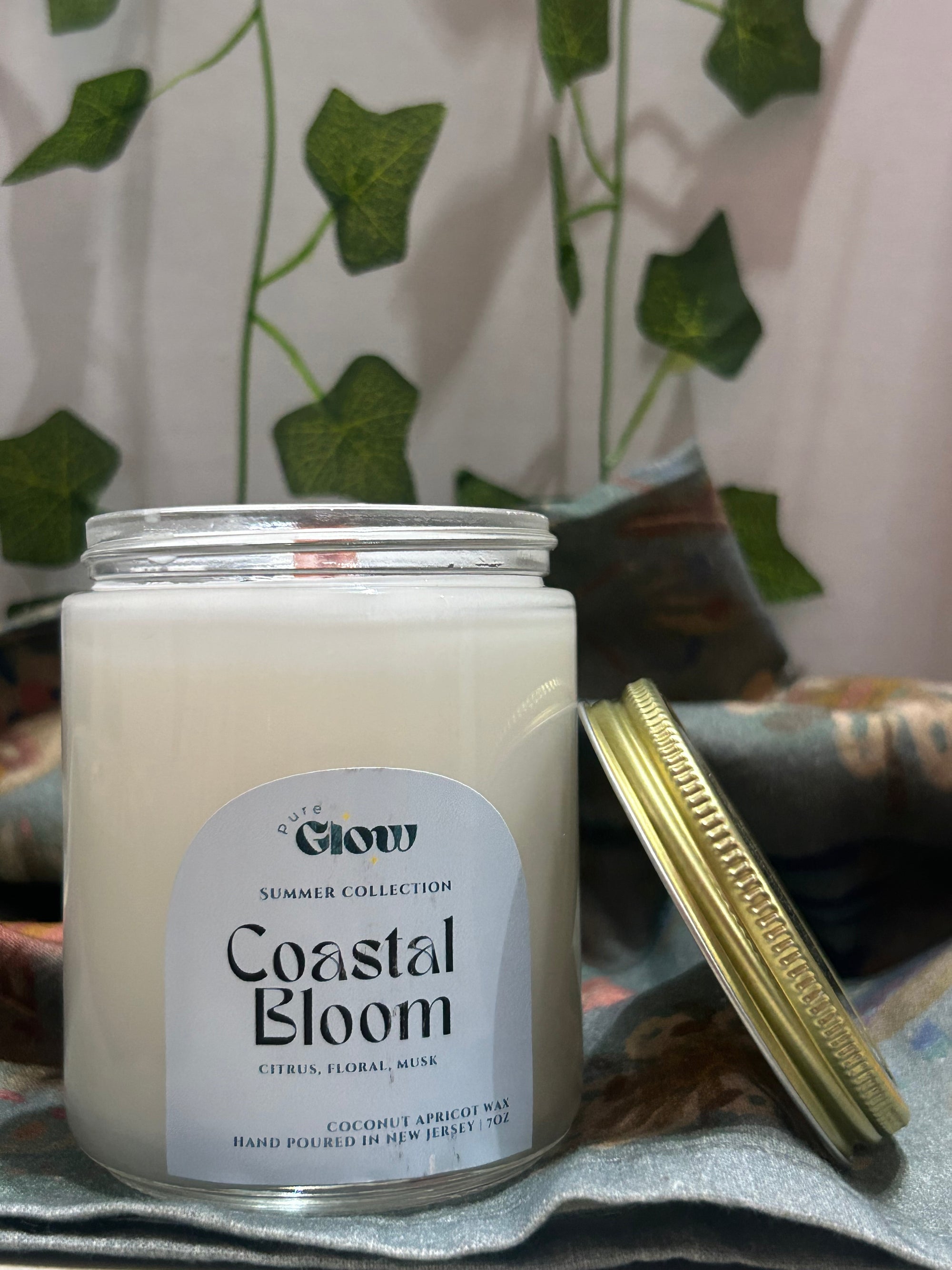 Coastal Bloom Candle
