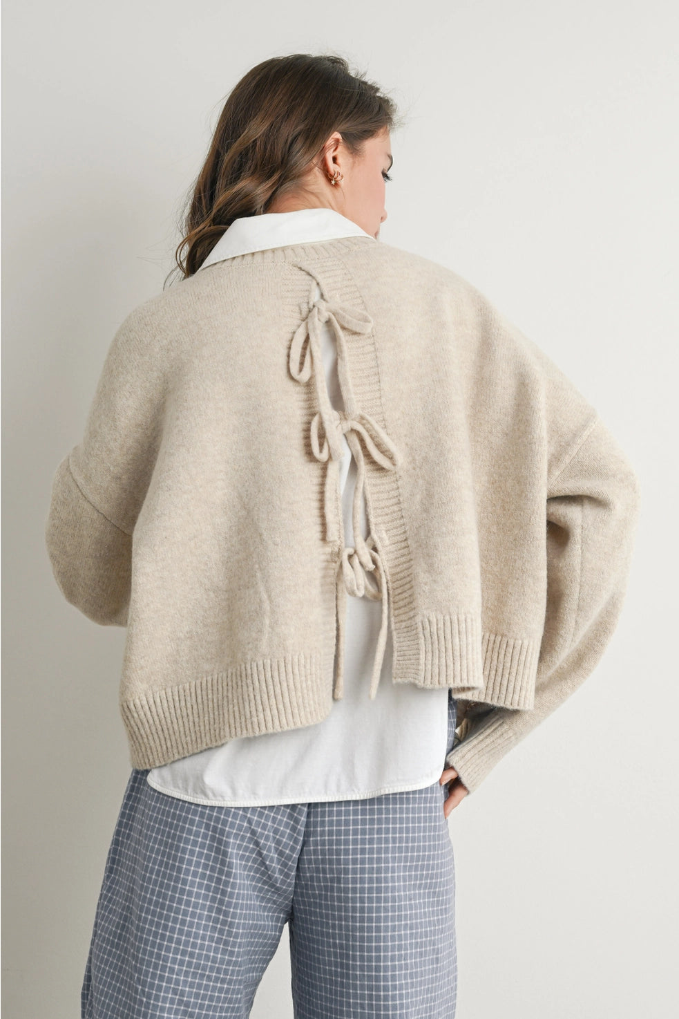 Tie-Back Sweater