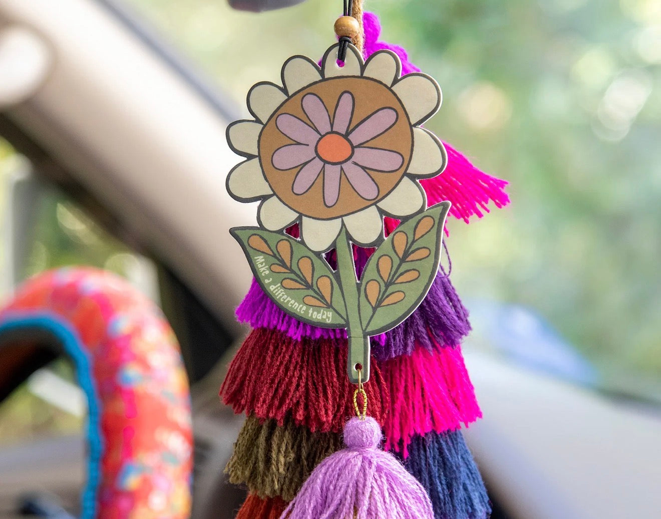 Flower car freshener