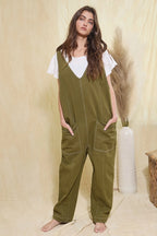 Denim Overall Jumpsuit