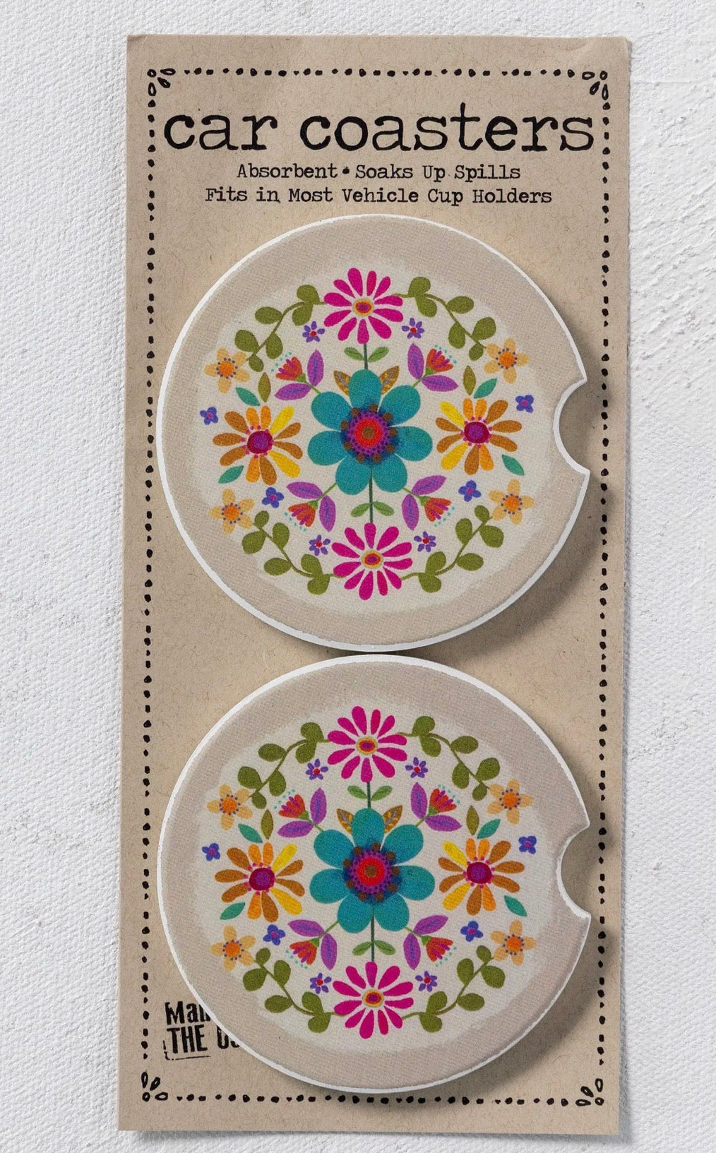 Car coaster set of 2