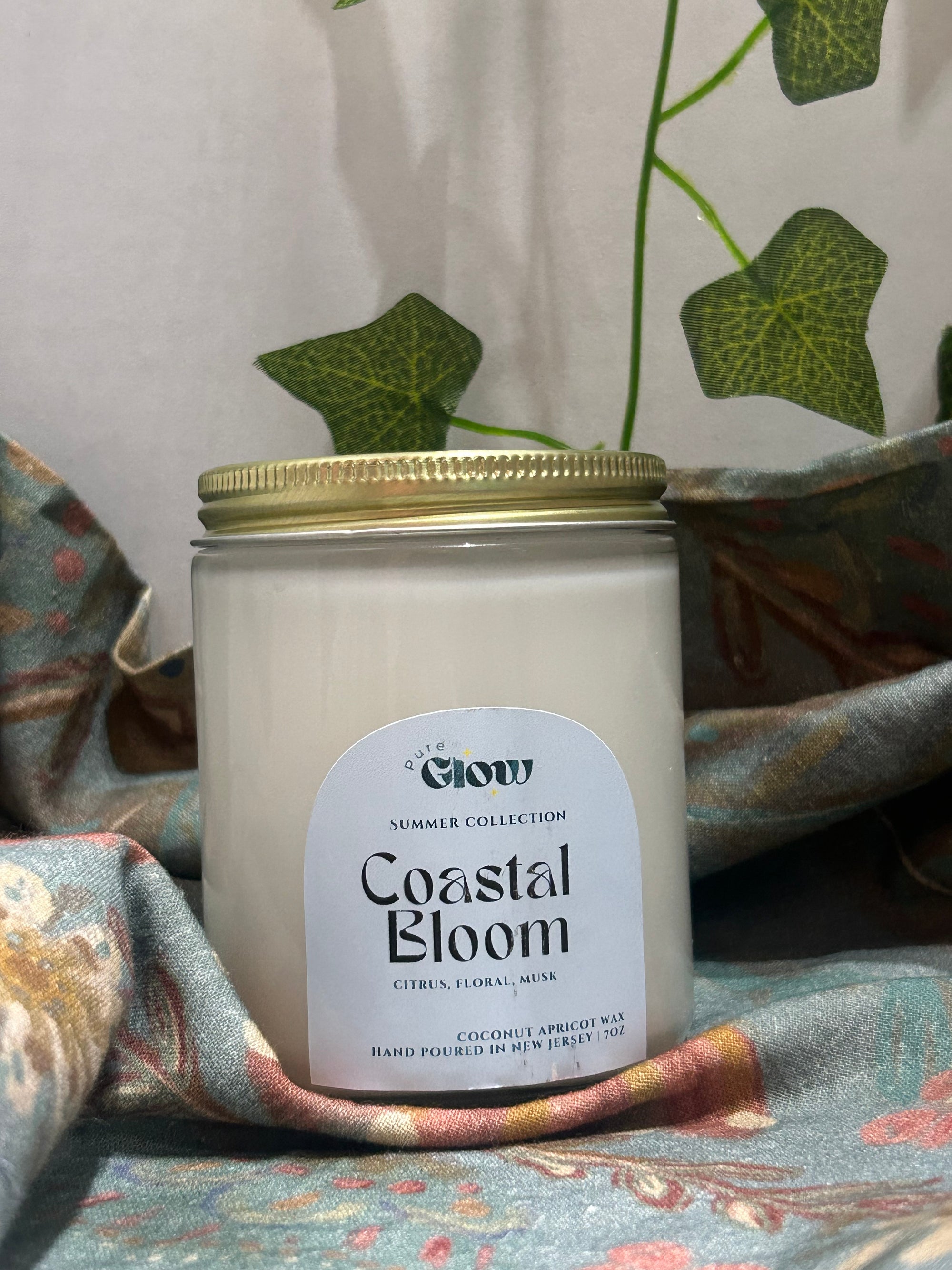 Coastal Bloom Candle