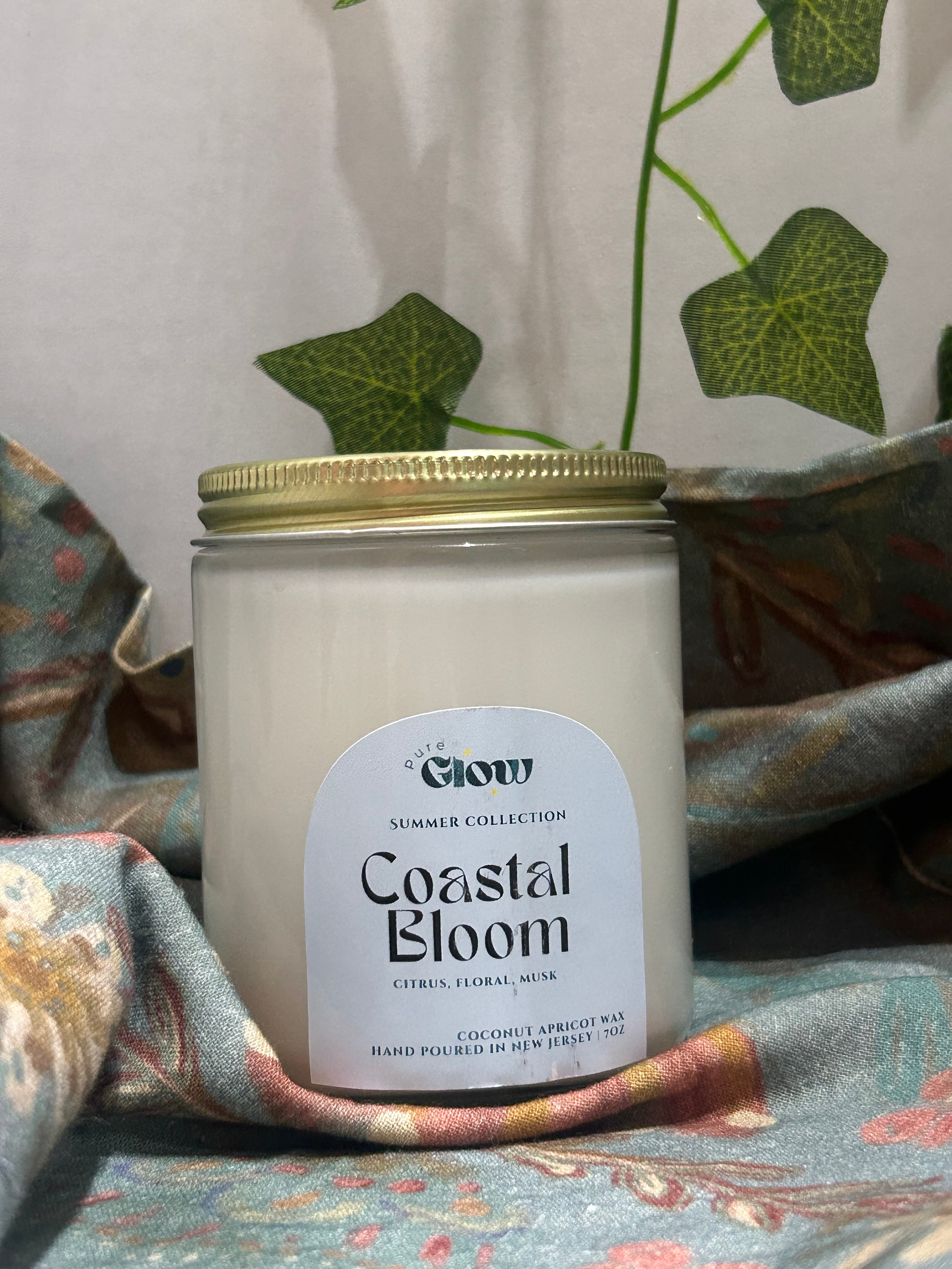 Coastal Bloom Candle