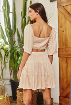 Cut out mini dress