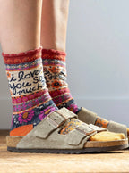 Natural life boho sock set