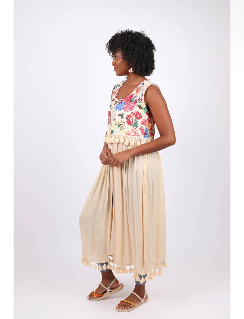 Spring Meadow Tassel vest