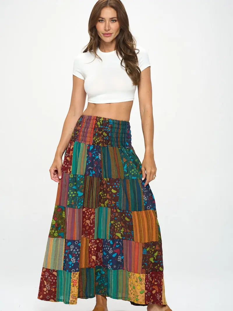 Smoked Patchwork Skirt/ Dress