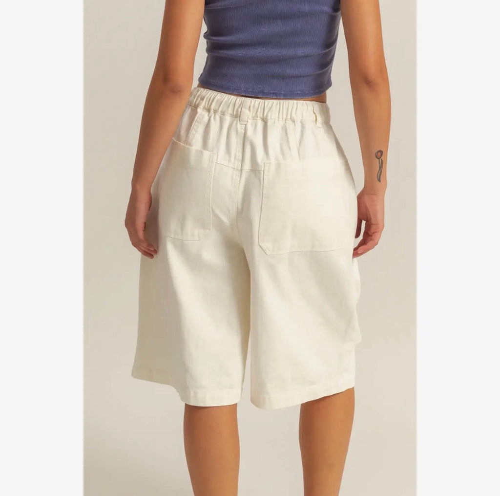 Coastal Linen Culotte Shorts