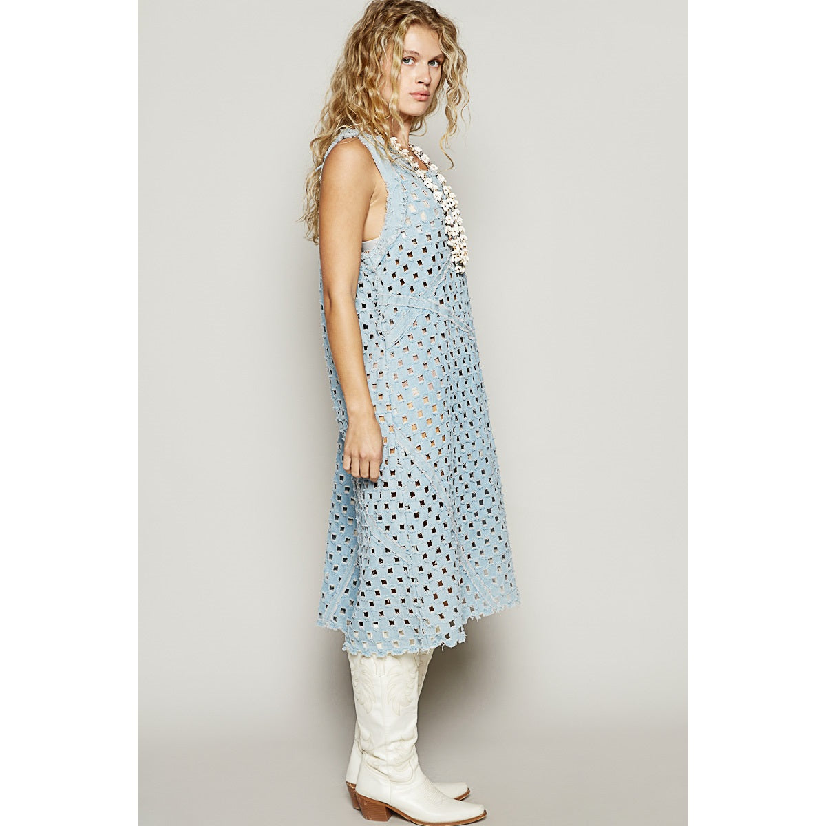 Twill Denim Dress