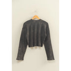 Waffle Long Sleeve Button Down