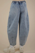 Denim Barrel Jeans