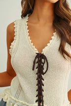 Knit Tie Top