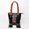 Fringe Full Grain Leather Western Bag