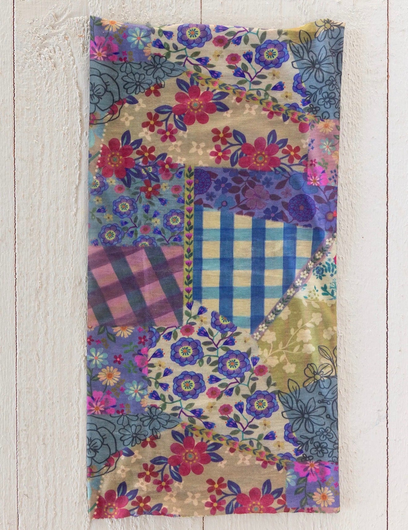 Gingham Floral Patchwork bandeau