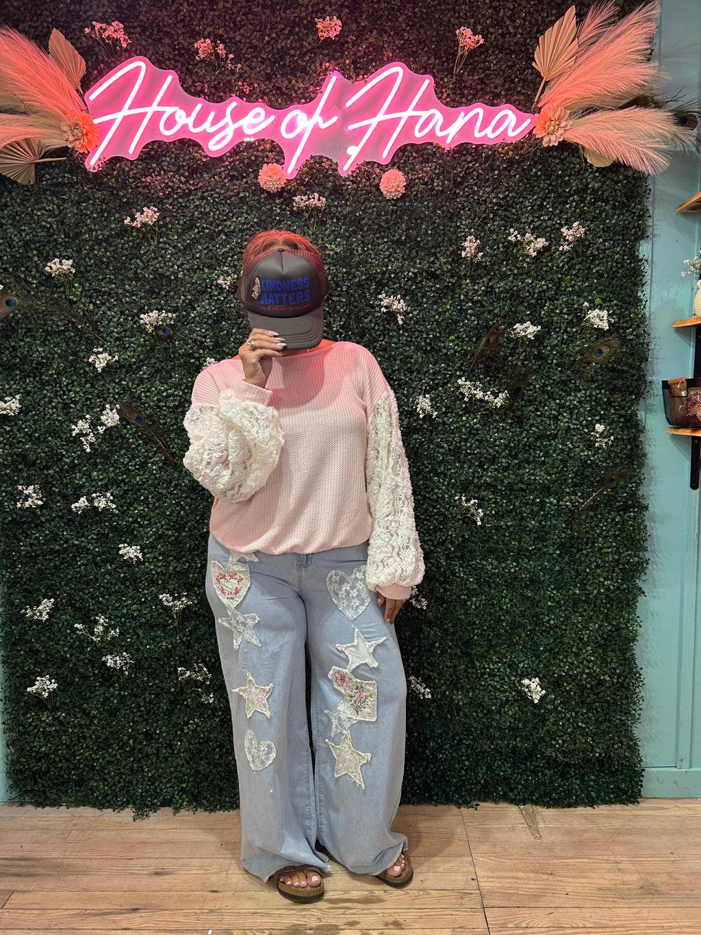 Denim Patch Work Jeans