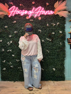 Denim Patch Work Jeans