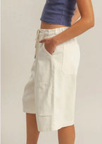 Coastal Linen Culotte Shorts