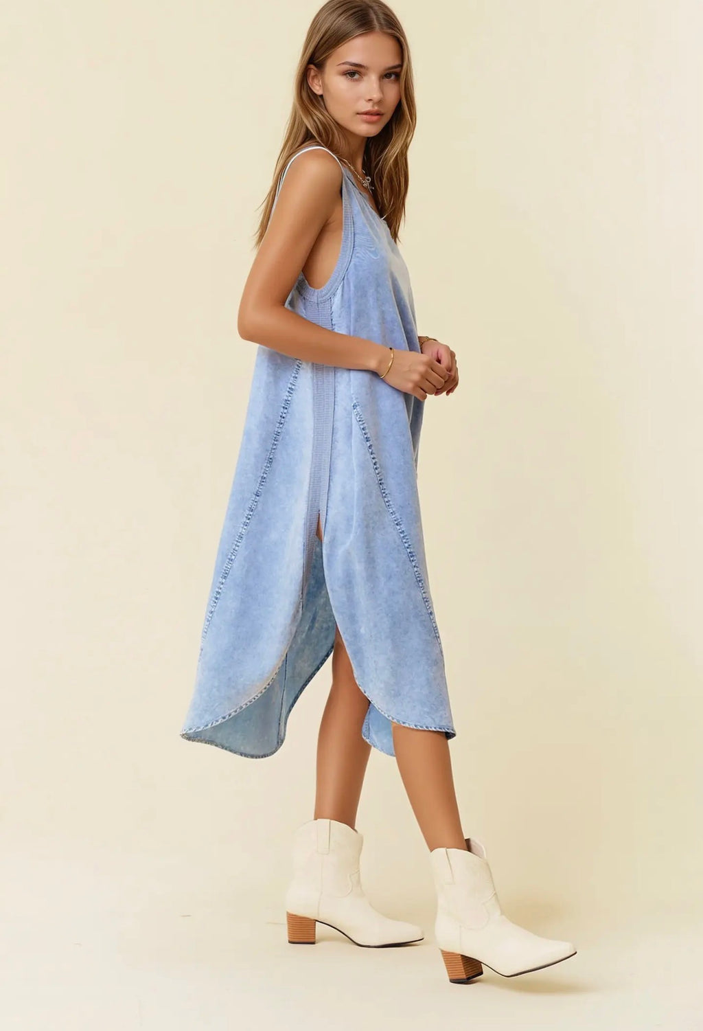 Denim dress