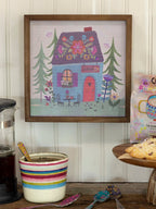 Natural life bungalow coffee box sign