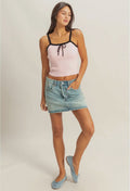 Ribbon knit Top