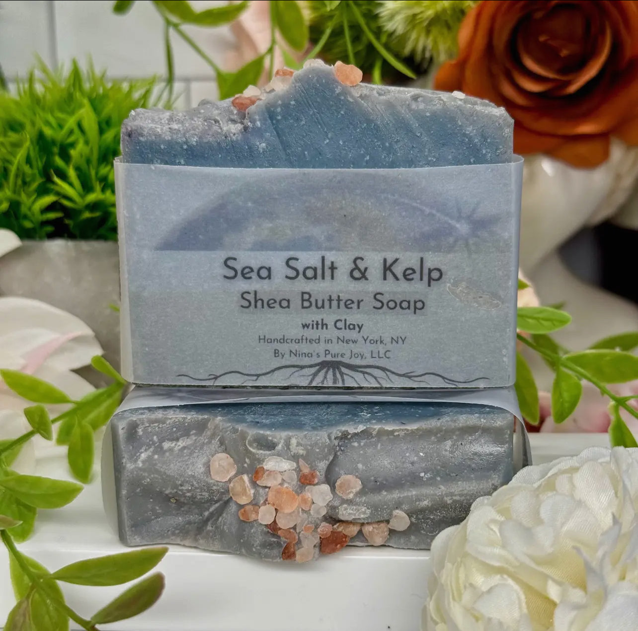 Sea Salt & kelp Shea Butter Soap