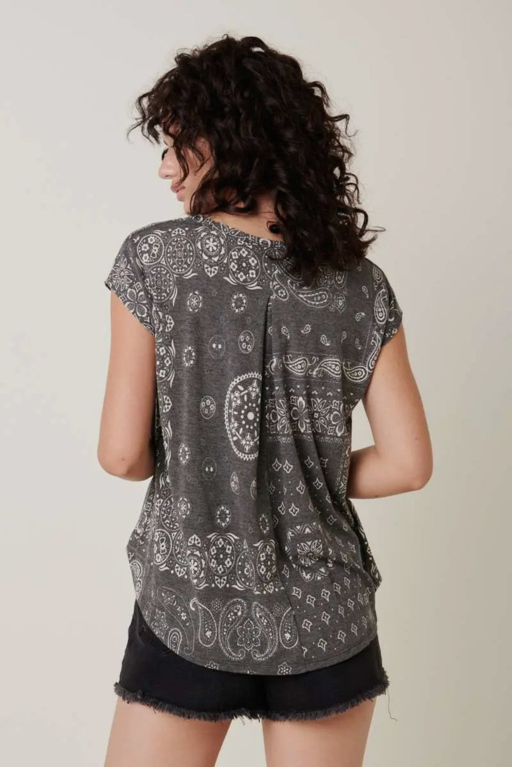 Bandana Print Tee